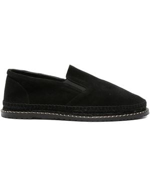 Castañer Espadrilles aus Wildleder - Schwarz