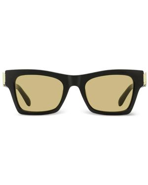 Ferragamo Eyewear Rectangle-Frame Sunglasses - Black