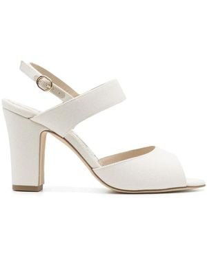 Manolo Blahnik Sandali 100Mm - Bianco