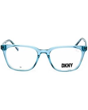 DKNY Rectangle-Frame Glasses - Blue