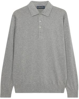 Brooks Brothers Buttoned Polo Shirt - Grey