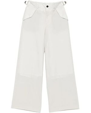 Sacai Verstellbare Hose Mit Klappentasche - Weiß