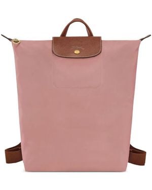 Longchamp Mochila con cremallera - Rosa