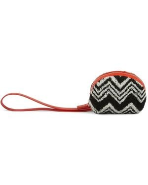 Missoni Zigzag-Pattern Coin Case - Black