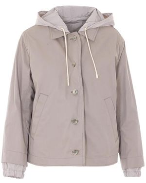 Herno Veste Réversible À Capuche - Grey