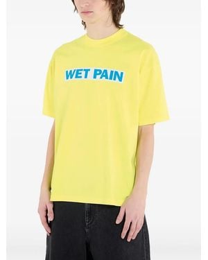 Pleasures Graphic-Print T-Shirt - Yellow