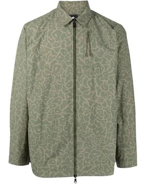 Maharishi プリント シャツジャケット - グリーン