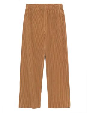 Homme Plissé Issey Miyake Homme Plisse' Issey Miyake Pleated Trousers - Brown