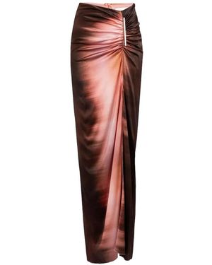 Silvia Tcherassi Keiry Gathered Maxi Skirt - White