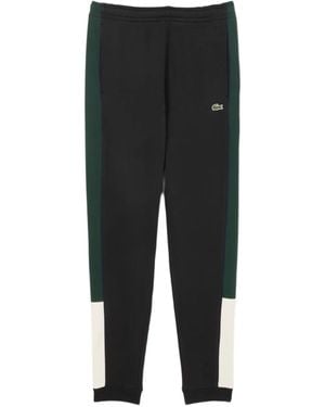 Lacoste パネル トラックパンツ - ブラック