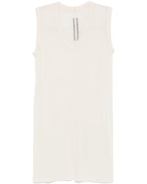 Rick Owens V-Neck Top - White