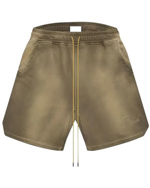 Rhude Bermudas Con Cordones - Neutro