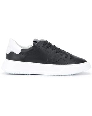 Philippe Model Temple Veau Trainers - Black
