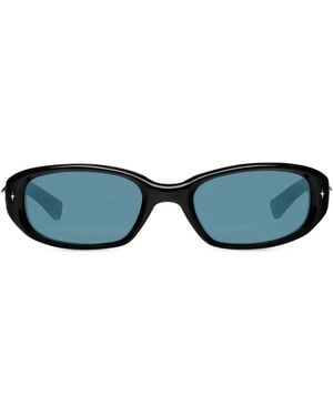 Gentle Monster Kafka 01 (Bl) Star Square-Frame Glasses - Blue
