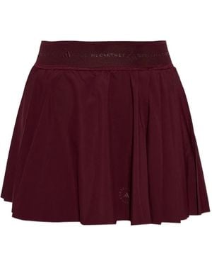 adidas By Stella McCartney X Stella Mccartney Pleated Skorts - Red
