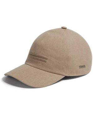 ZEGNA Oasi Lino キャップ - ナチュラル