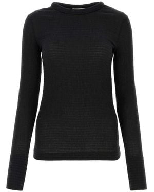 Jil Sander クルーネック セーター - ブラック