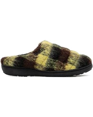 SUBU Chaussons À Carreaux - Black