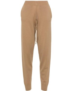 Stella McCartney Mid-Rise Tapered Trousers - Natural