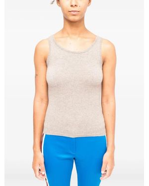 LA ROSE Knit Tank Top - Blue