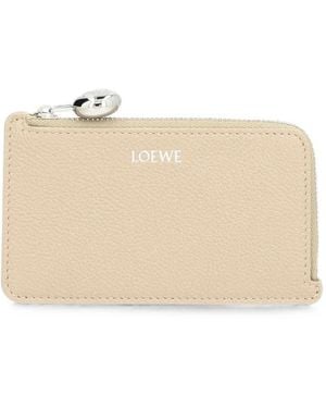 Loewe Pebble Coin Cardholder - Natural
