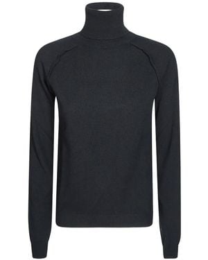 Dondup Polo-Neck Wool Sweater - Blue