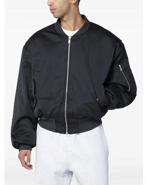 Entire studios Zip-Up Bomber Jacket - Black