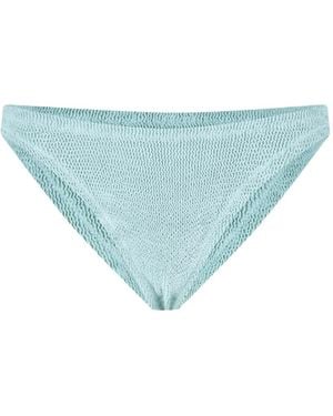 MC2 Saint Barth Naomi Crinkle Bikini Bottom - Blue