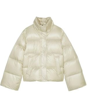 Marc O' Polo Wattierte Jacke mit Stehkragen - Weiß