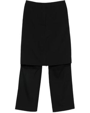 Qasimi Pantalones A Capas - Negro