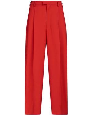 Marni Pantalones De Vestir Tropical - Rojo