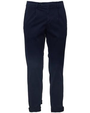 Briglia 1949 Pleated Slim-Fit Pants - Blue