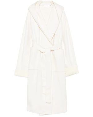 AYA MUSE Abrigo Con Capucha - Blanco
