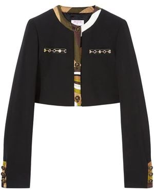 PUCCI Chaqueta con estampado Vivara - Negro