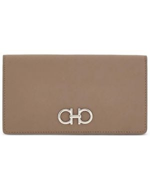 Ferragamo Gancini Wallet - Brown
