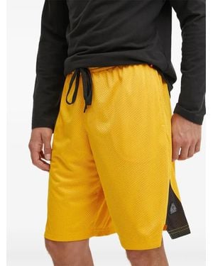 Reebok Mesh Track Shorts - Yellow