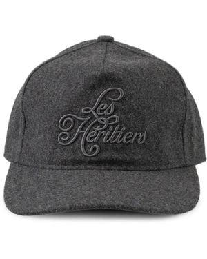 LES HÉRITIERS Signature Wool Cap - Grey