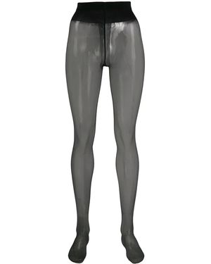 Wolford Medias Individual 10 - Gris