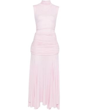 Magda Butrym Silk Midi Dress - Pink