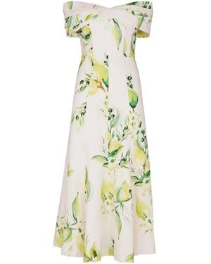 Nicholas Ariana Midi Dress - White