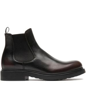 Officine Creative Bottines Chelsea Engineer En Cuir - Black