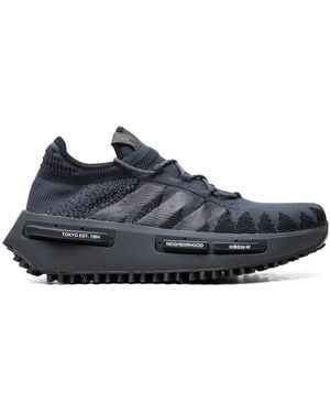 adidas X Neighborhood Nmd_R1 Core Sneakers - Blau