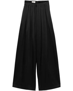 Danamé Hose aus Satin - Schwarz