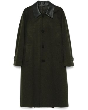 Fendi プリーツ コート - ブラック