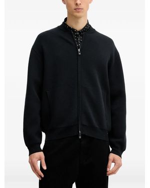 ARMANI EXCHANGE Zip-Fastening Cardigan - Black