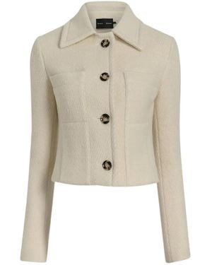 Proenza Schouler Kinsley Buttoned Jacket - Natural