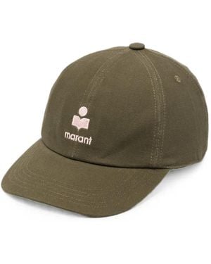 Isabel Marant Logo-Embroidered Baseball Cap - Green