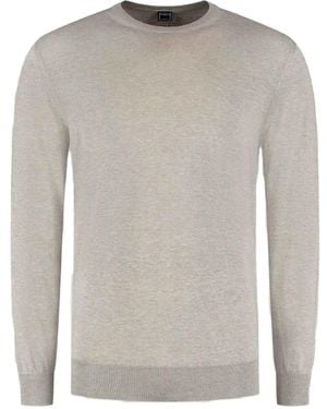 Fedeli Pull À Col Rond - Gris