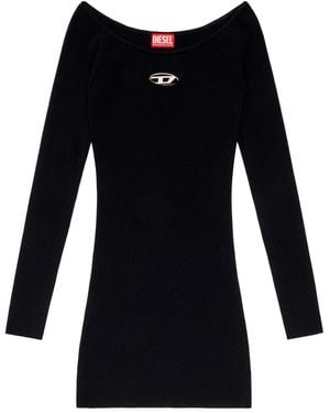 DIESEL M-Vera Knitted Mini Dress - Black