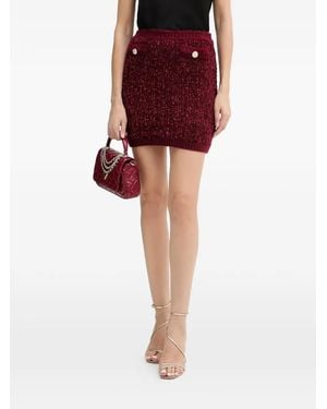 Guess Textured Button Mini Skirt